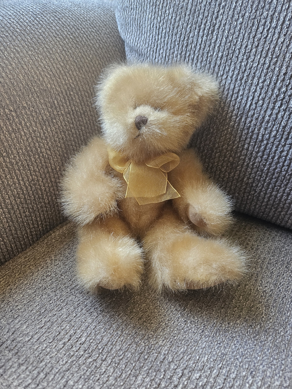 RUSS Pennington Collectible Golden Brown Plush Teddy with Label